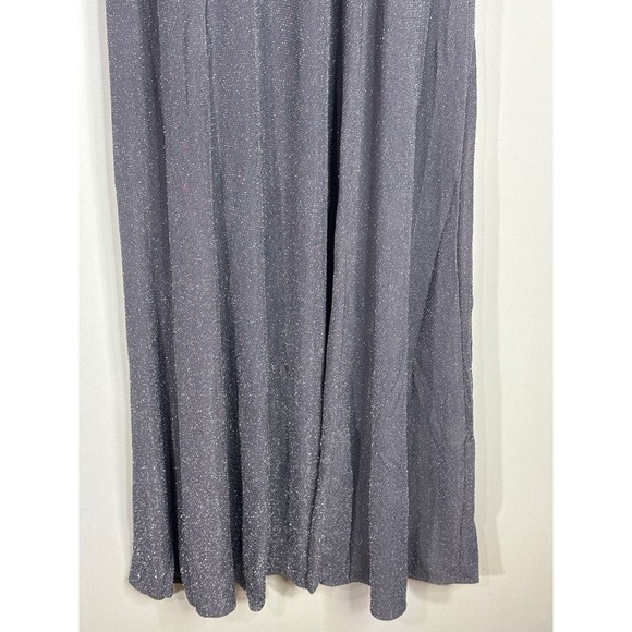 Show Me Your Mumu Renee Ruffle Maxi Dress Dancing Queen Shine Smoke - Picture 5 of 11